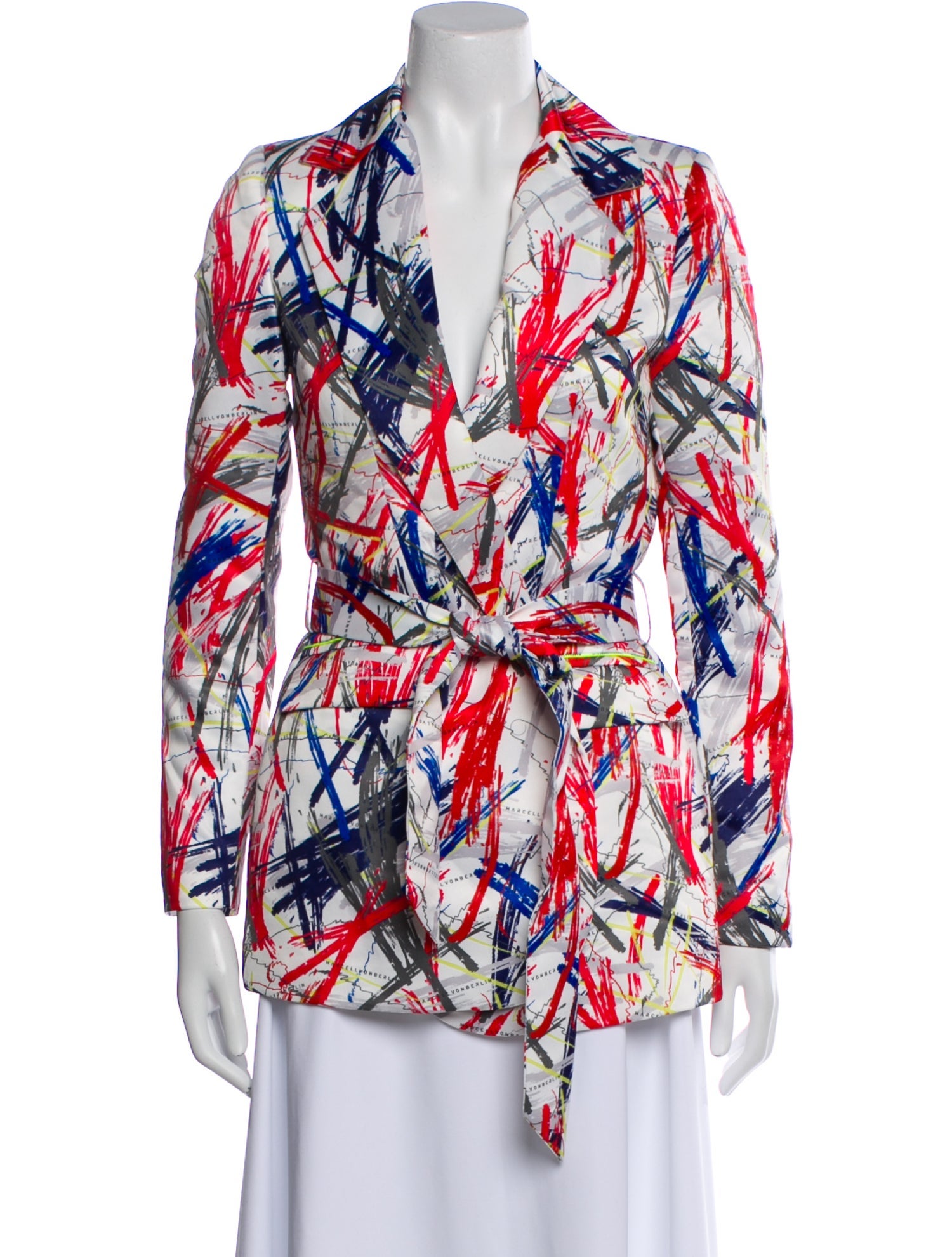 Marcell Von Berlin Printed Blazer w/ Tags