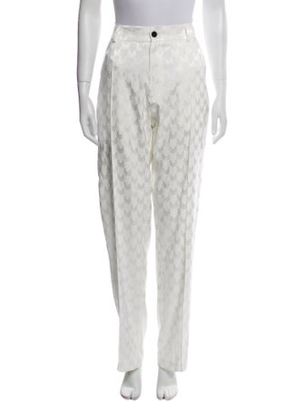 Marcell Von Berlin Printed Straight Leg Pants