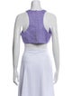 Marcell Von Berlin Virgin Wool Halterneck Crop Top