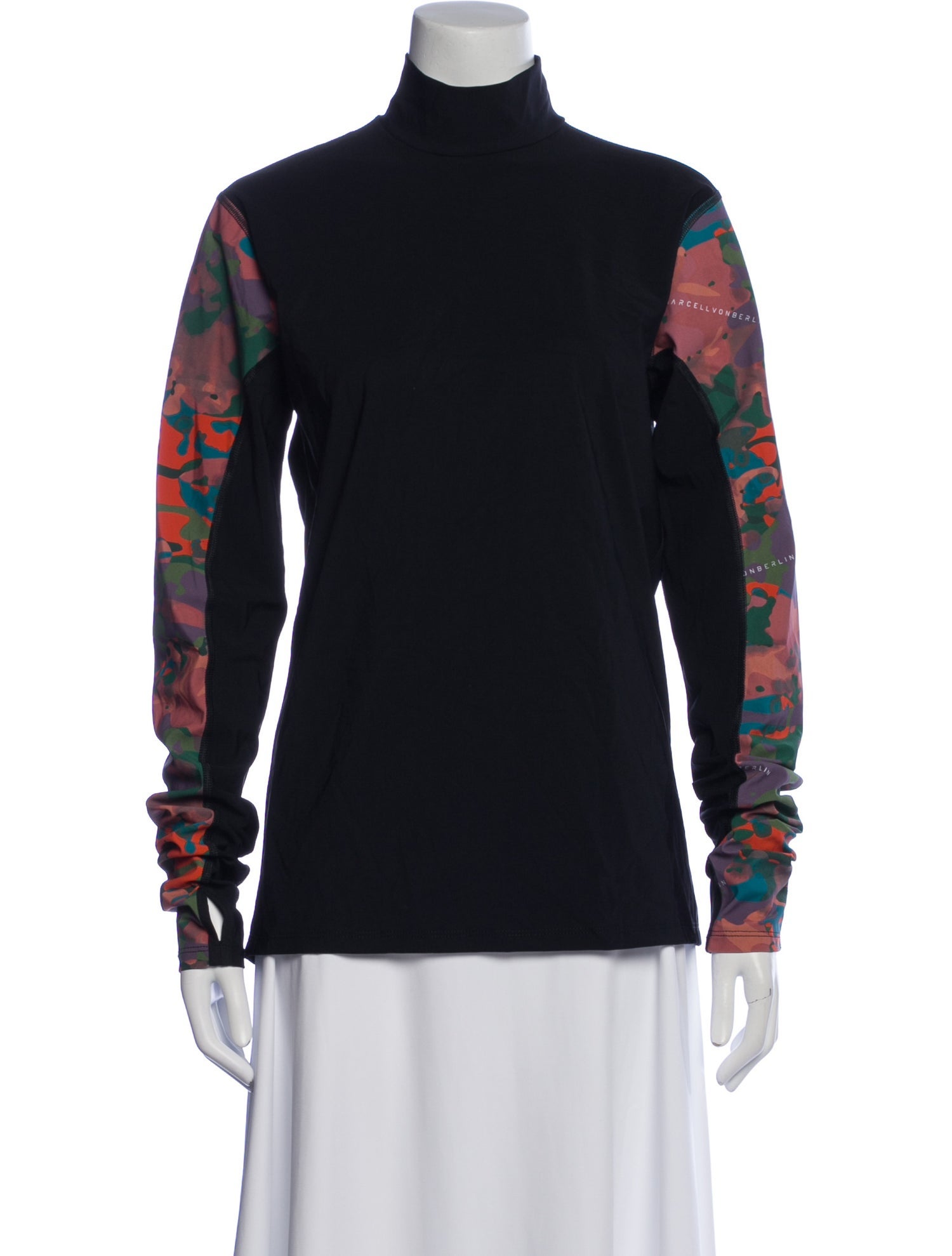 Marcell Von Berlin Printed Turtleneck Sweatshirt w/ Tags