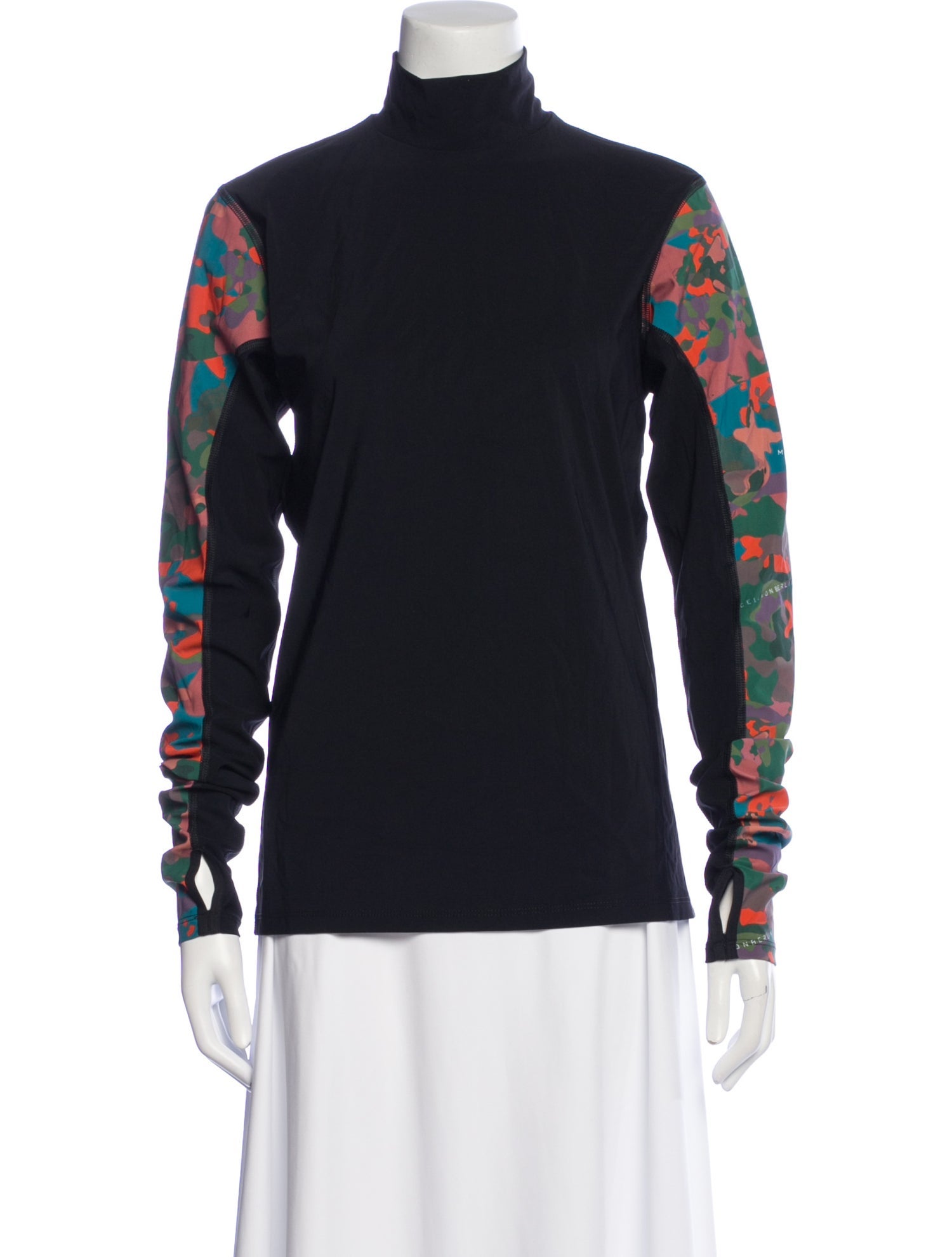 Marcell Von Berlin Floral Print Turtleneck Sweatshirt w/ Tags