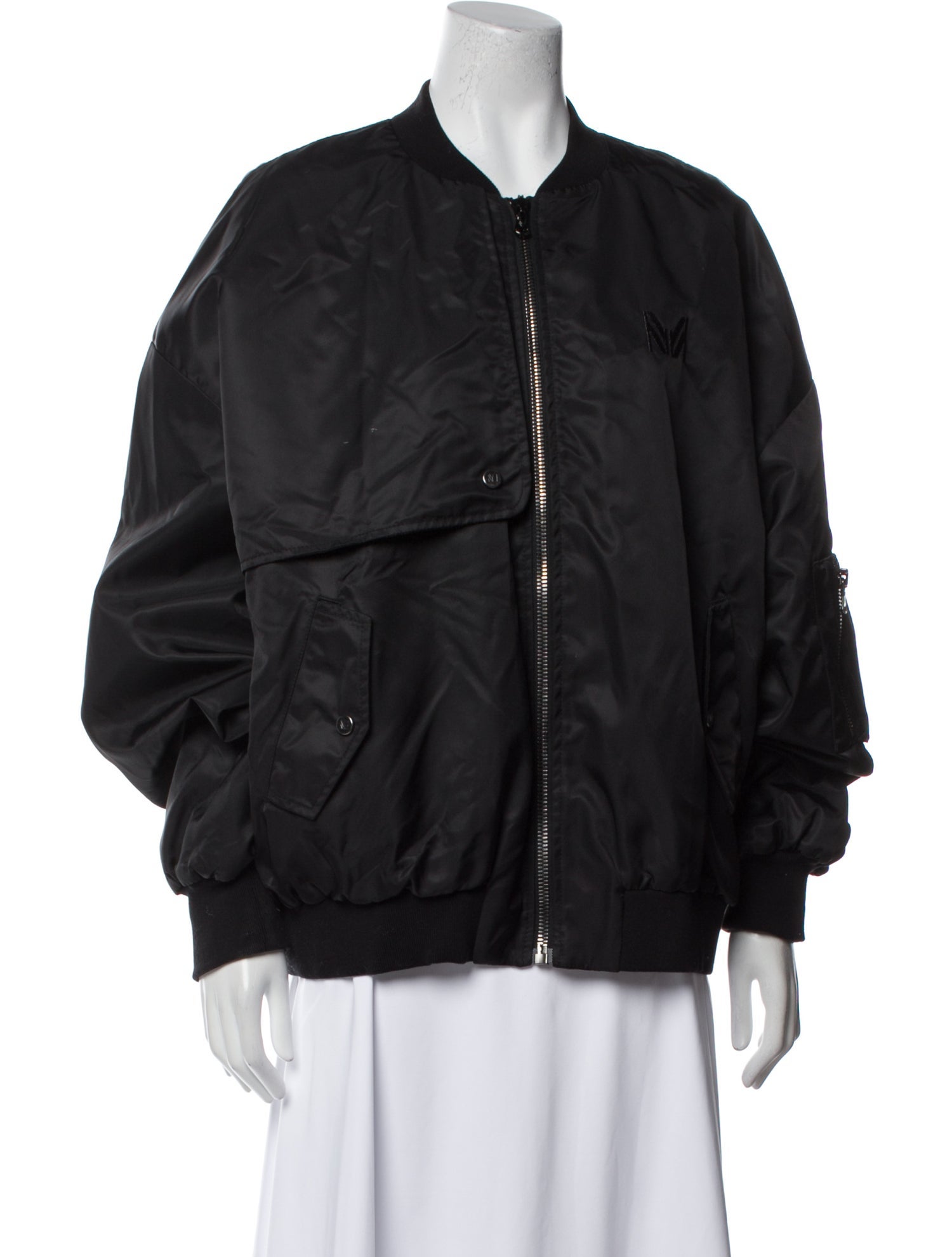 Marcell Von Berlin Nylon Bomber Jacket