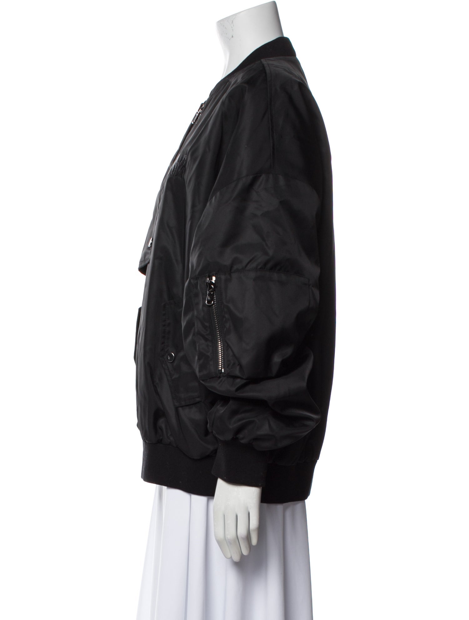 Marcell Von Berlin Nylon Bomber Jacket
