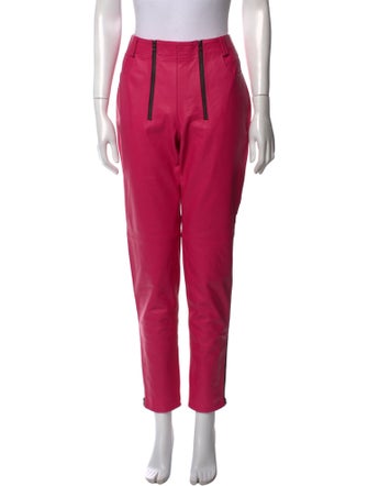 Marcell Von Berlin Lambskin Skinny Leg Pants