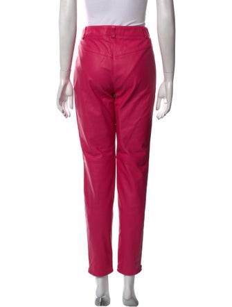 Marcell Von Berlin Lambskin Skinny Leg Pants