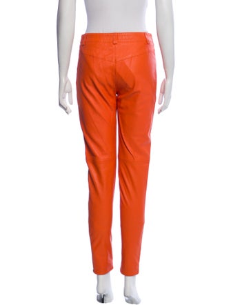Marcell Von Berlin Leather Skinny Leg Pants