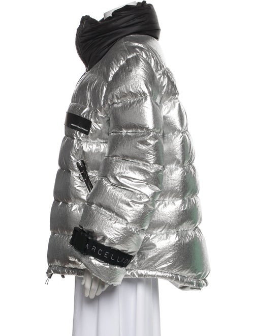 Marcell Von Berlin Striped Down Jacket