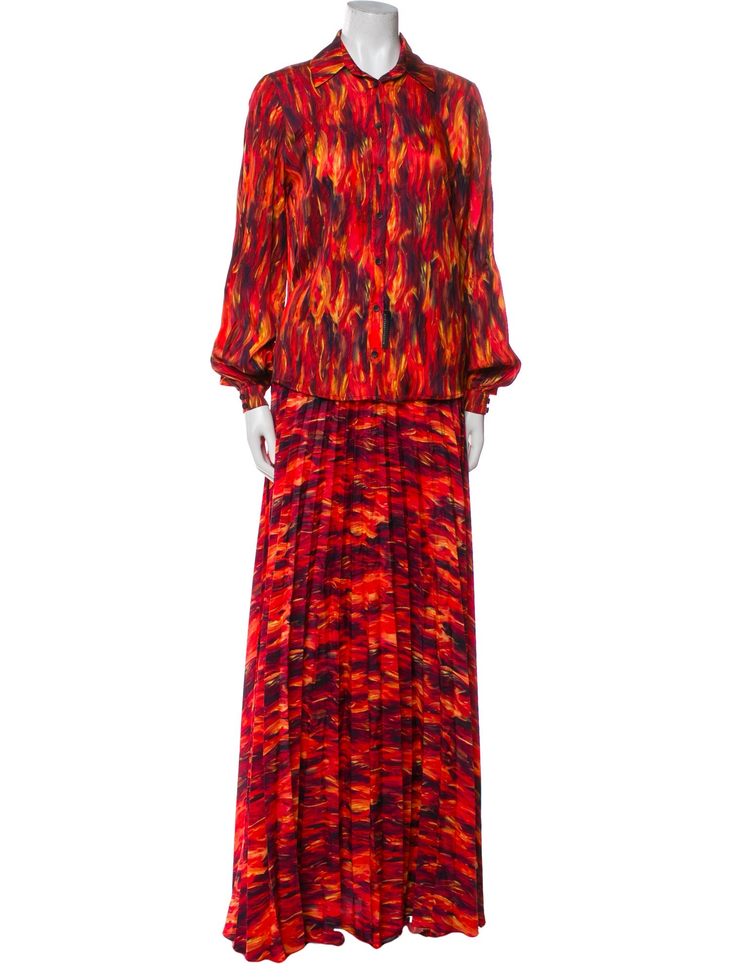 Marcell Von Berlin Printed Skirt Set w/ Tags