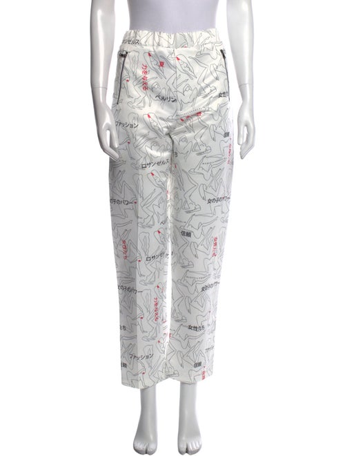 Marcell Von Berlin Printed Straight Leg Pants