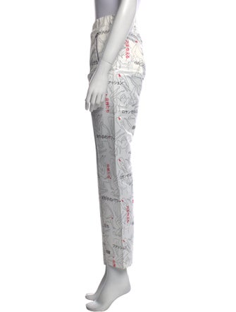 Marcell Von Berlin Printed Straight Leg Pants