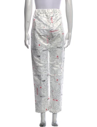 Marcell Von Berlin Printed Straight Leg Pants