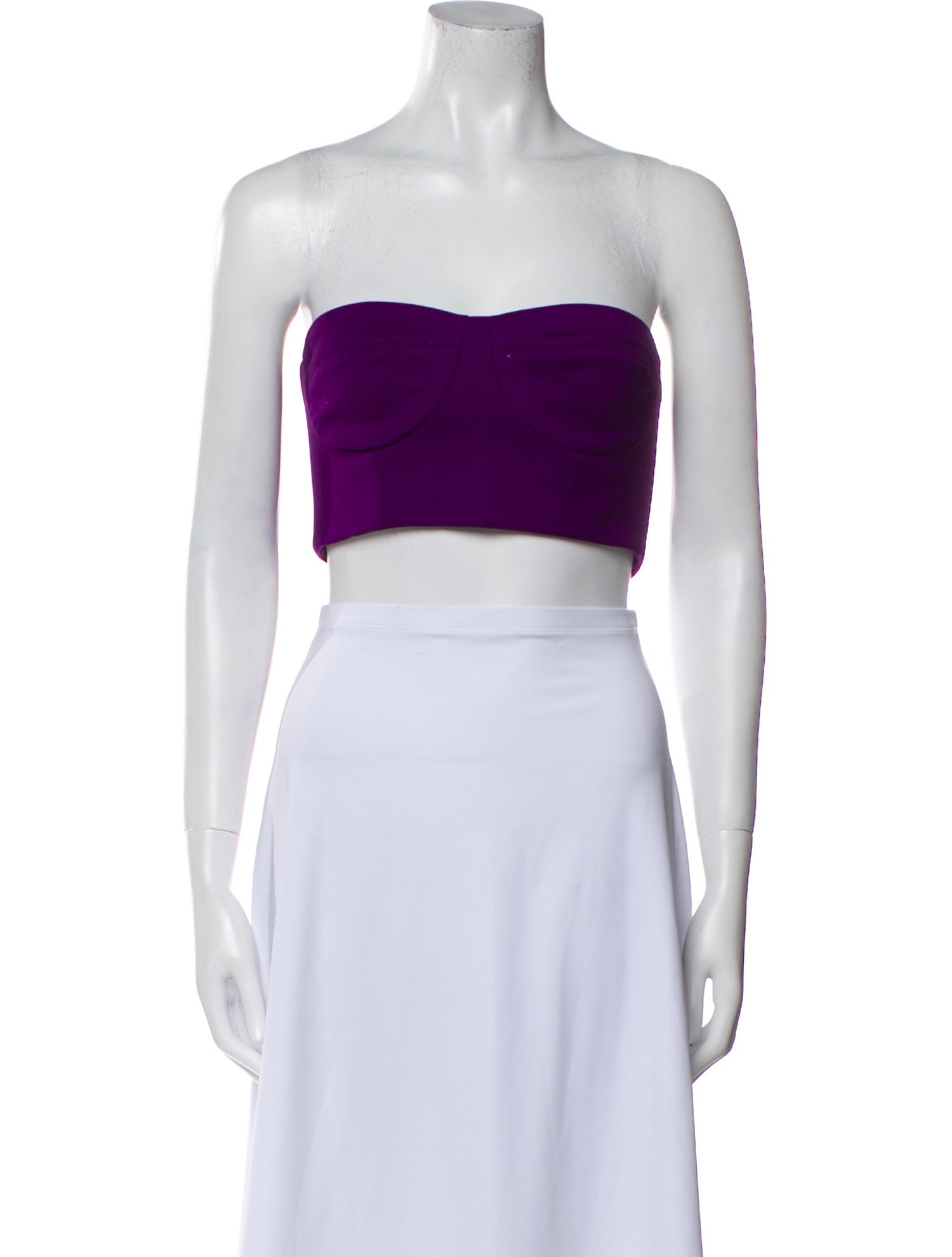 Marcell Von Berlin Strapless Crop Top