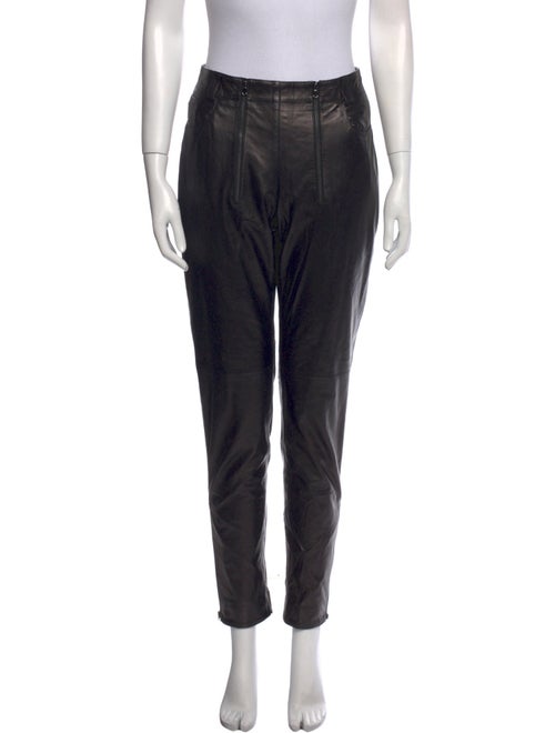 Marcell Von Berlin Lambskin Skinny Leg Pants