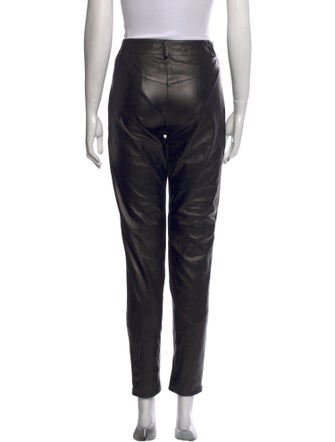 Marcell Von Berlin Lambskin Skinny Leg Pants