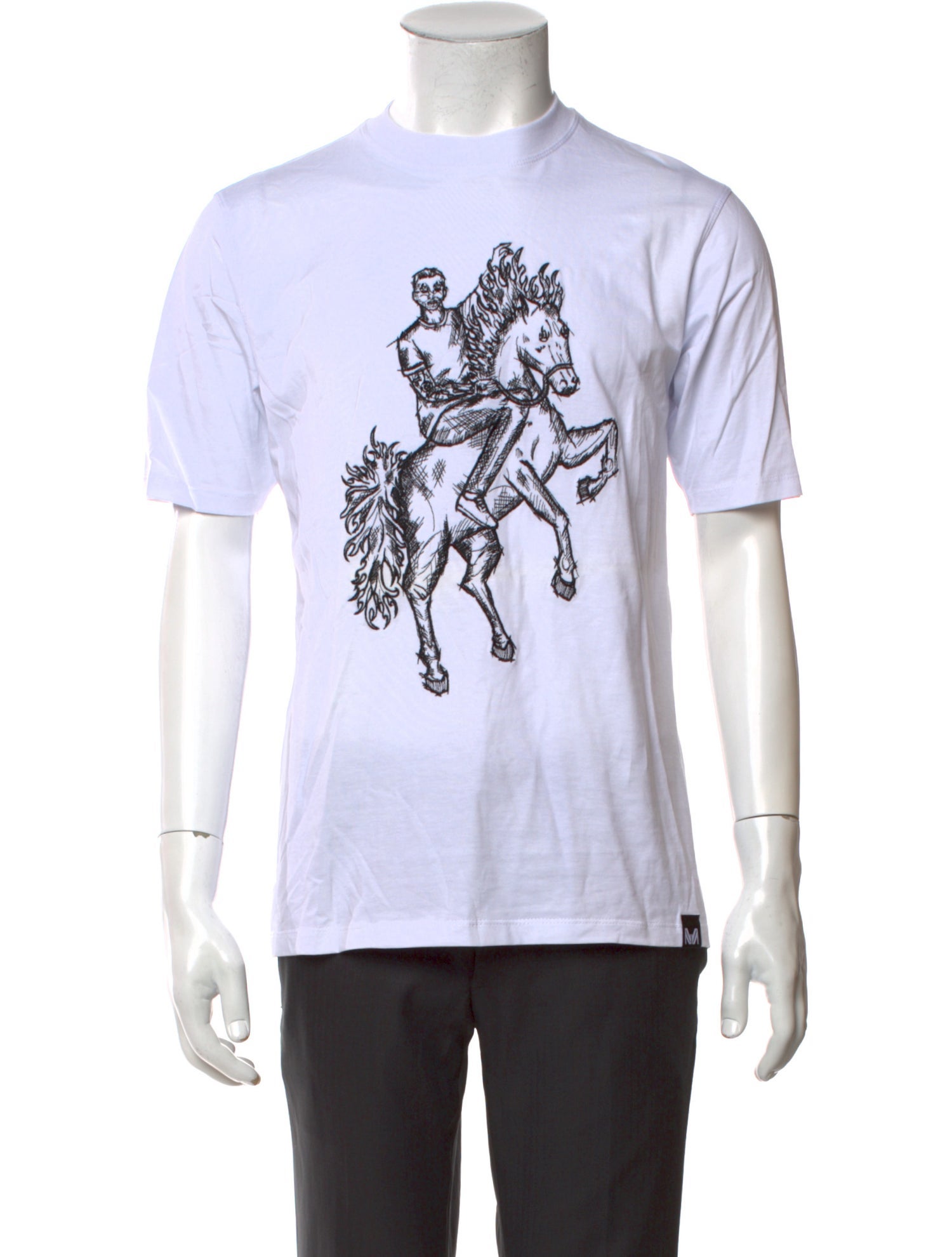 Marcell Von Berlin Graphic Print Crew Neck T-Shirt