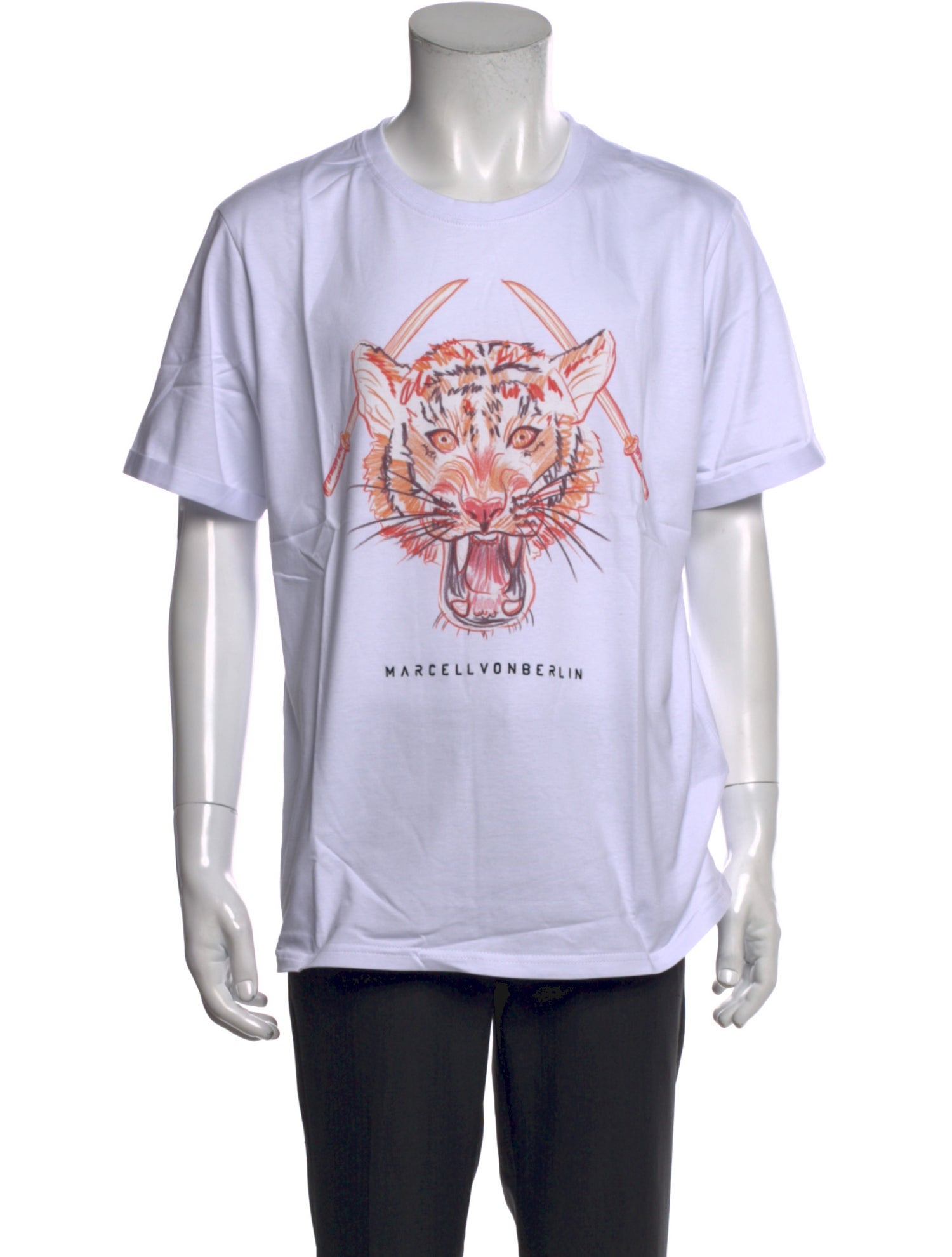 Marcell Von Berlin Graphic Print Crew Neck T-Shirt w/ Tags