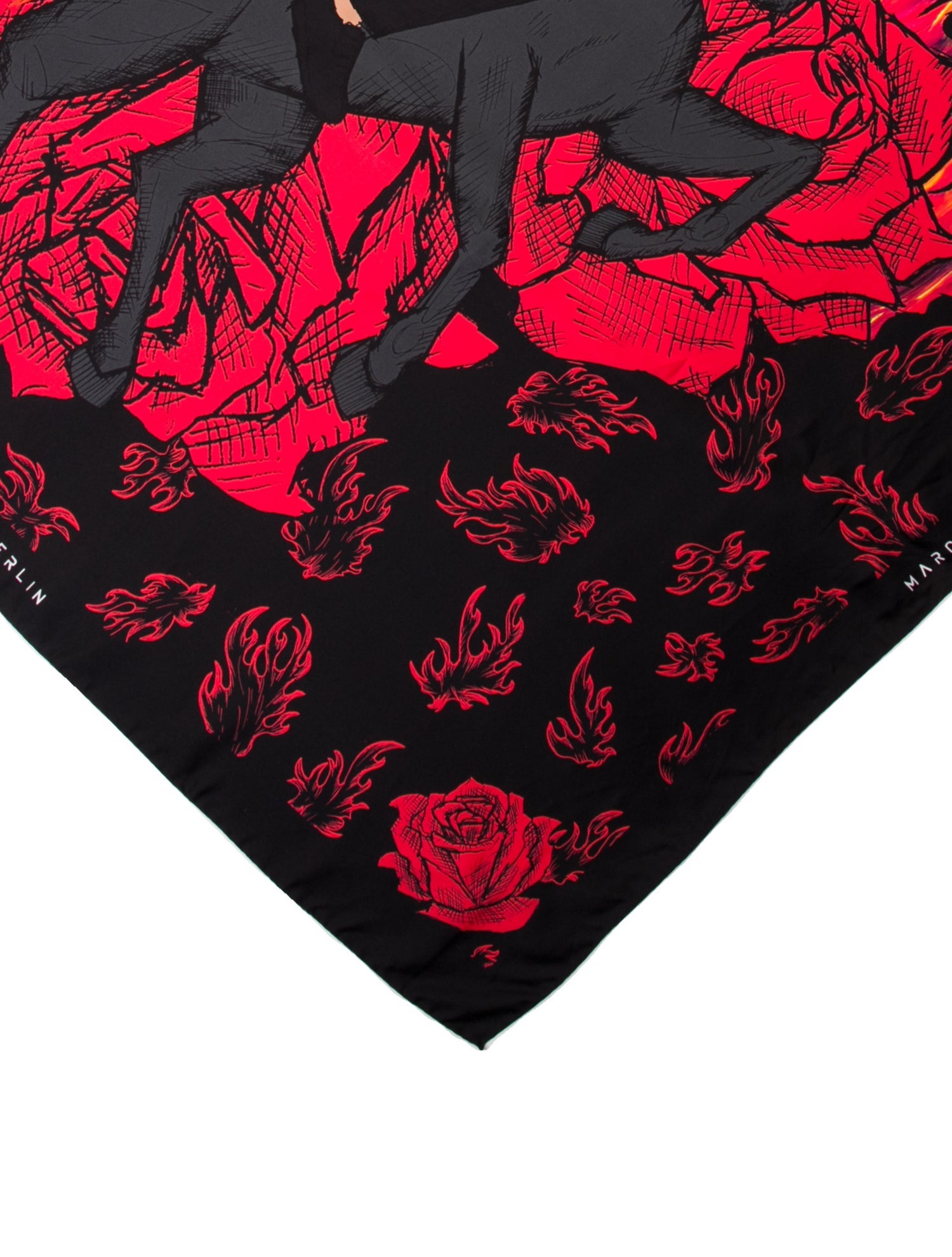 Marcell Von Berlin Silk Printed Scarf