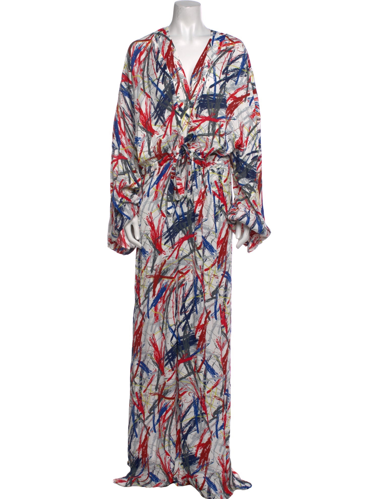 Marcell Von Berlin Printed Long Dress w/ Tags