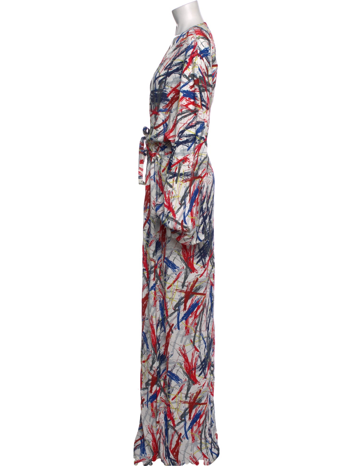 Marcell Von Berlin Printed Long Dress w/ Tags