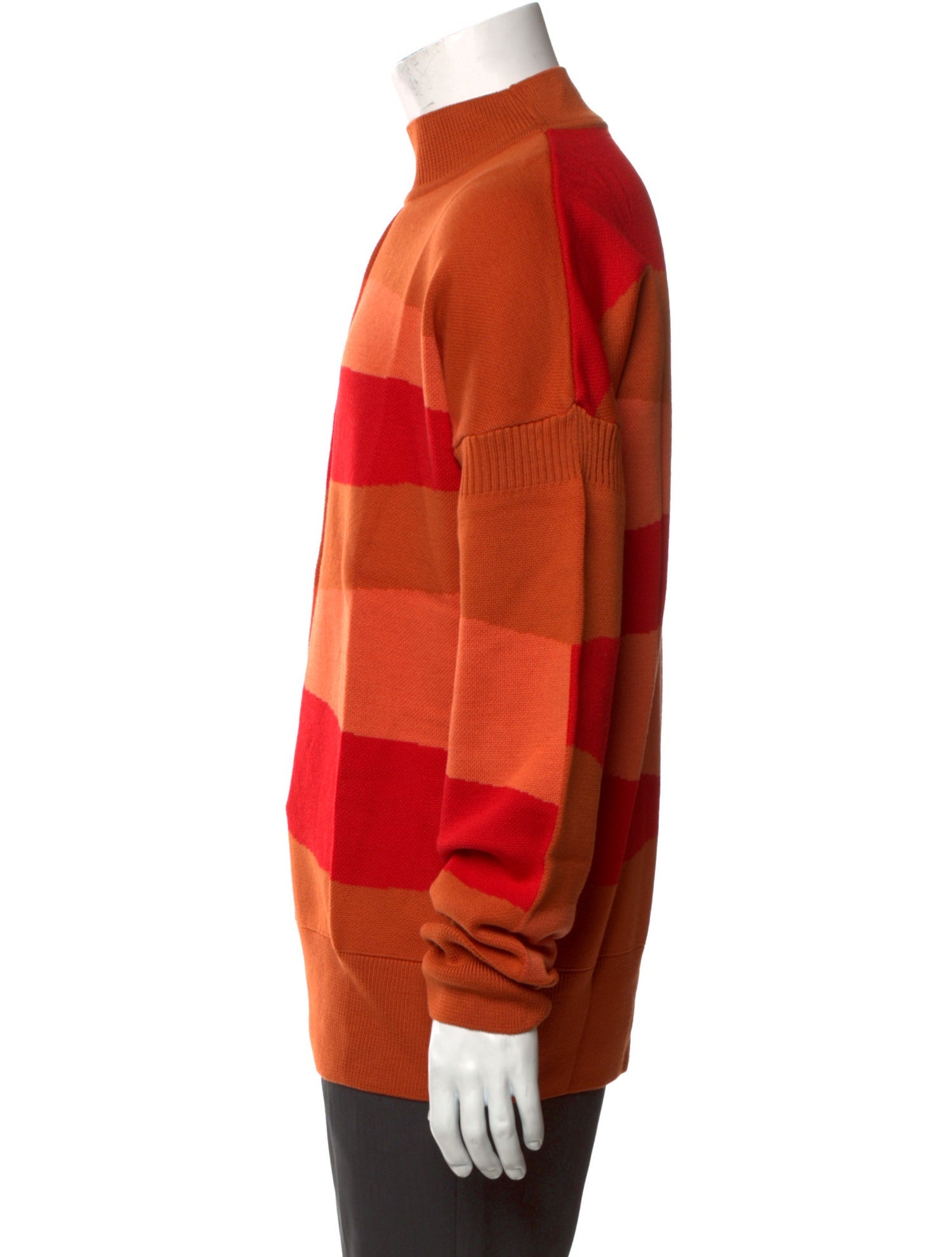 Marcell Von Berlin Virgin Wool Colorblock Pattern Pullover w/ Tags