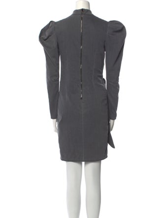 Marcell Von Berlin Mock Neck Mini Dress