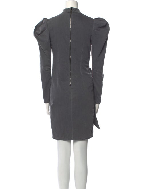 Marcell Von Berlin Mock Neck Mini Dress