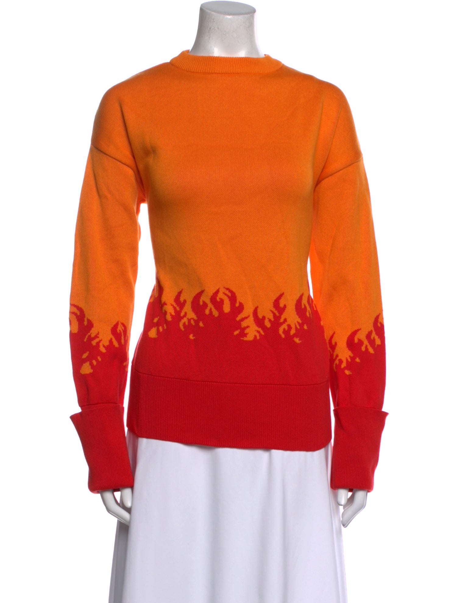 Marcell Von Berlin Printed Crew Neck Sweater w/ Tags