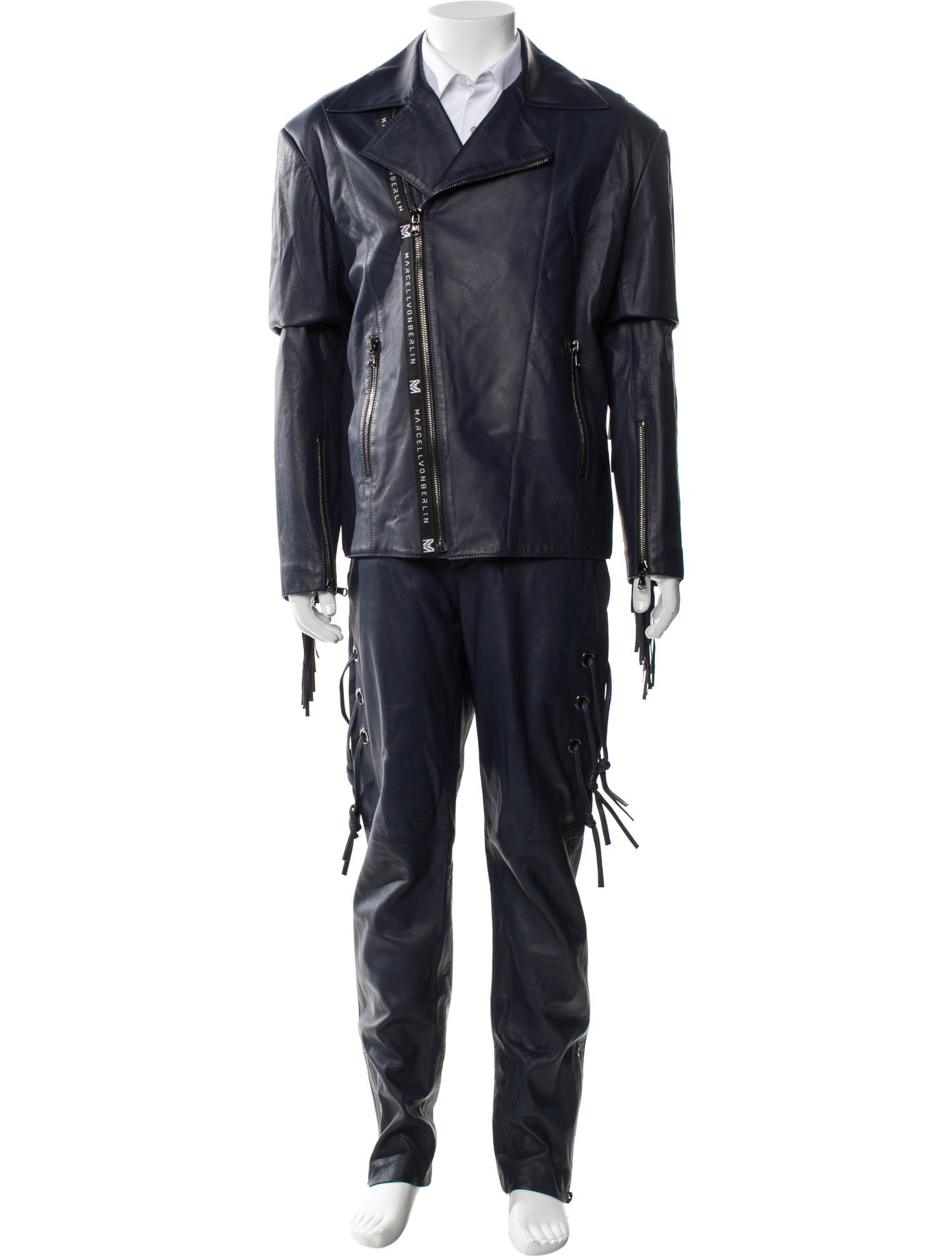 Marcell Von Berlin Lambskin Two-Piece Suit w/ Tags