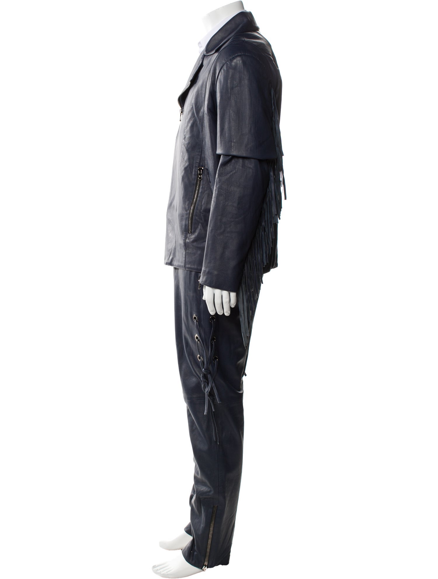 Marcell Von Berlin Lambskin Two-Piece Suit w/ Tags