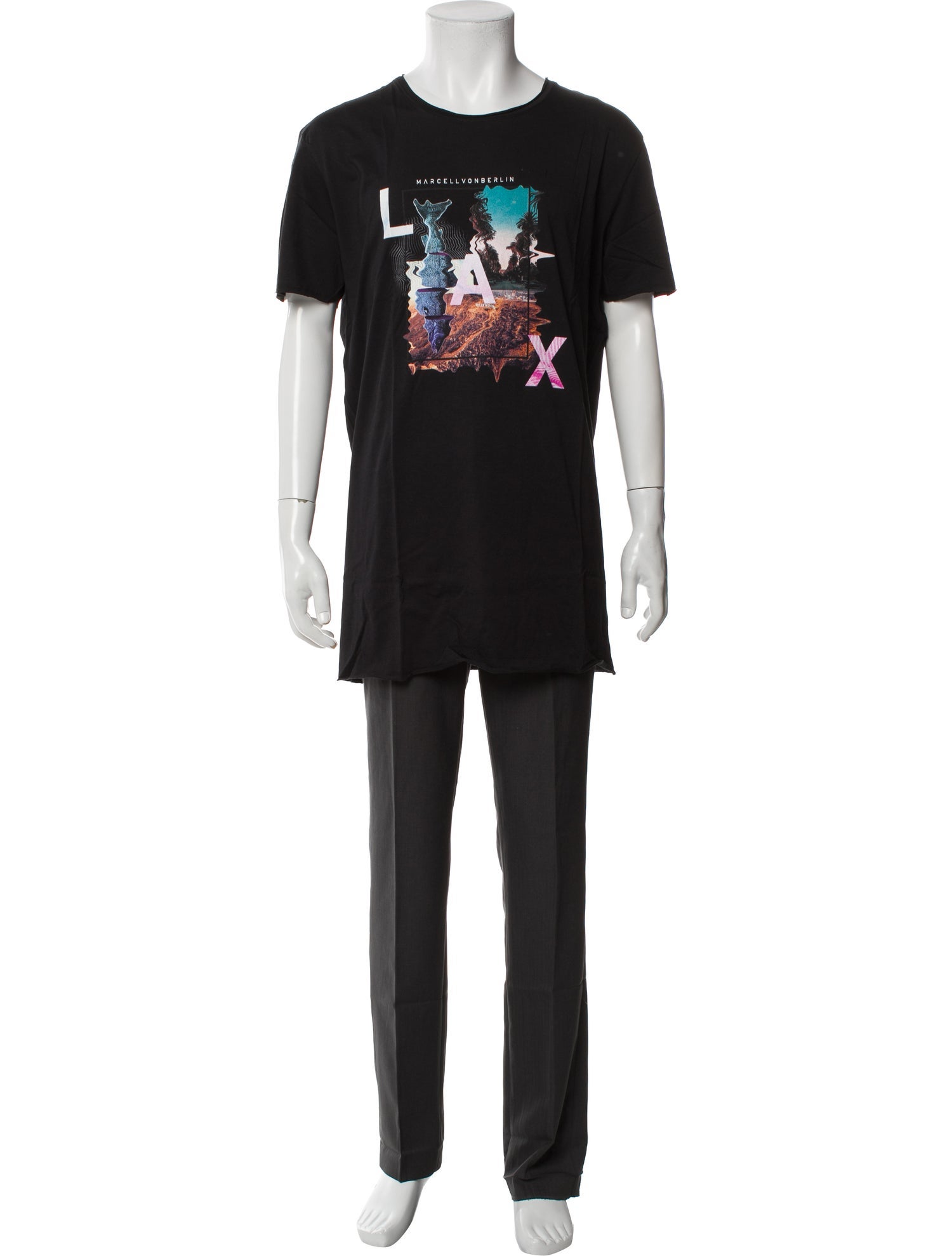 Marcell Von Berlin Graphic Print Crew Neck T-Shirt w/ Tags