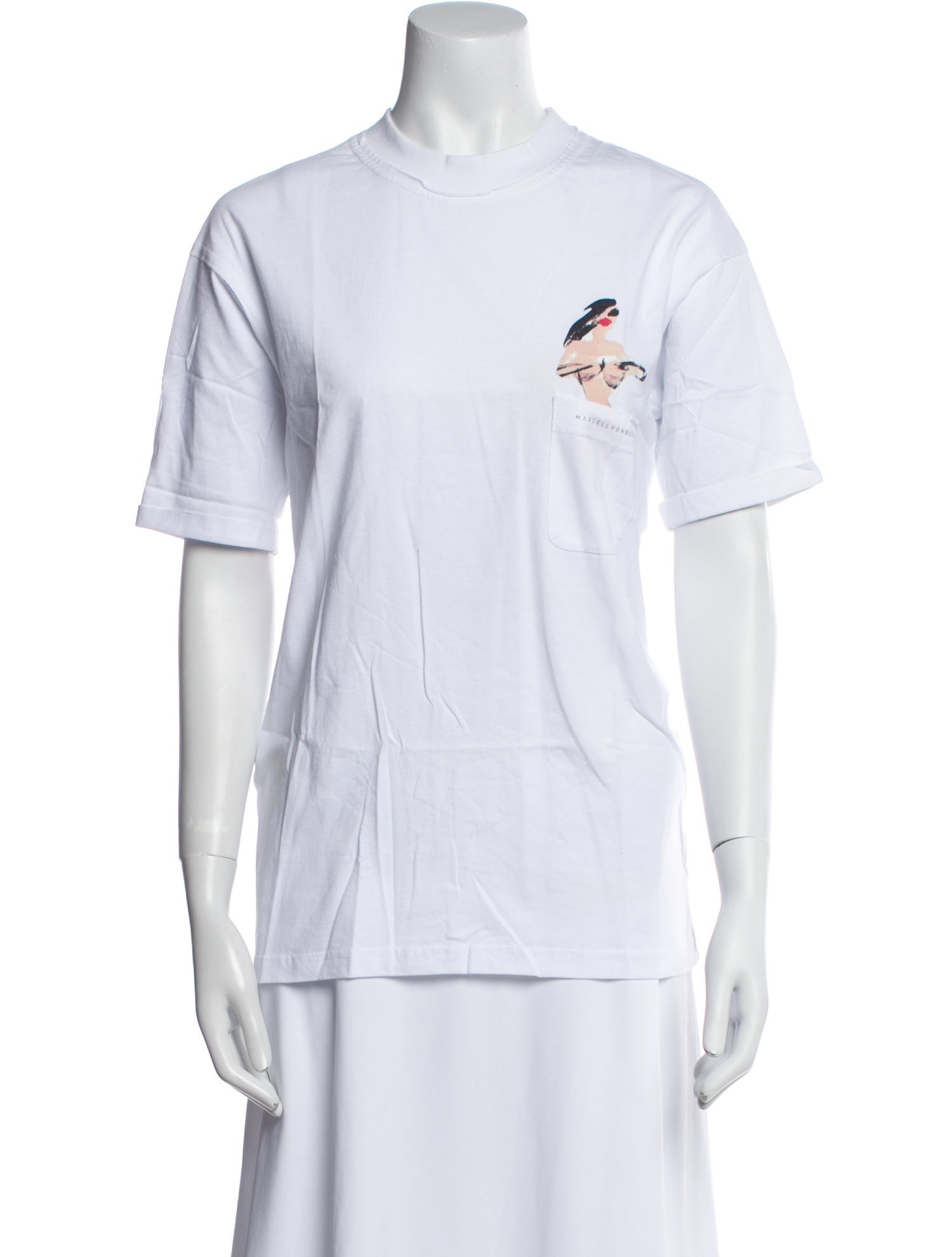 Marcell Von Berlin Graphic Print Crew Neck T-Shirt