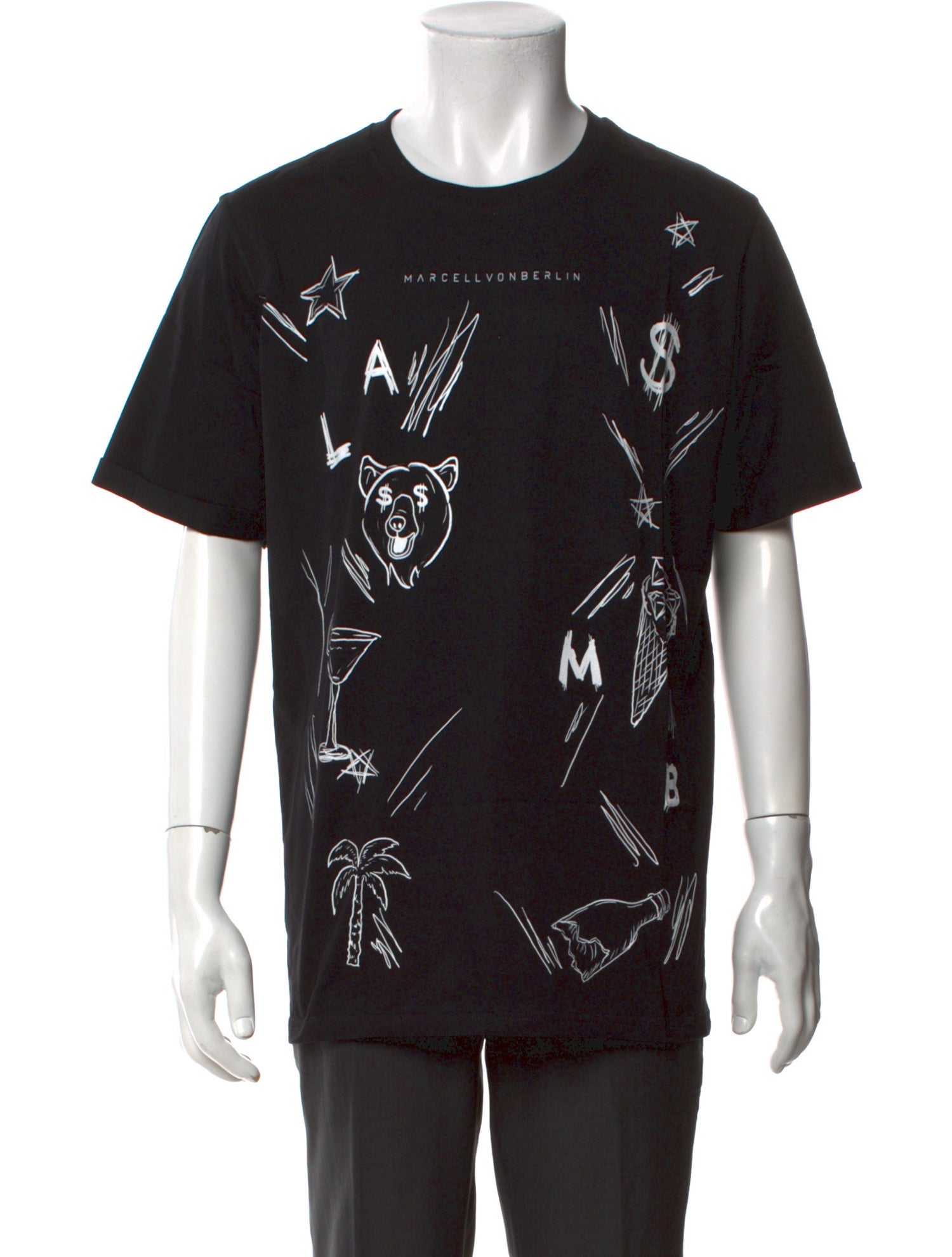 Marcell Von Berlin Graphic Print Crew Neck T-Shirt