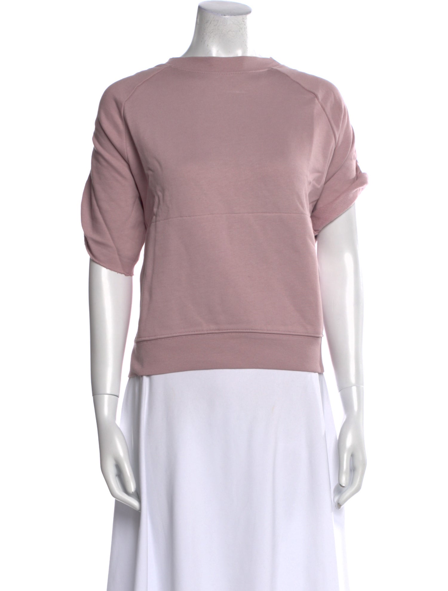 Marcell Von Berlin Scoop Neck Short Sleeve Sweatshirt