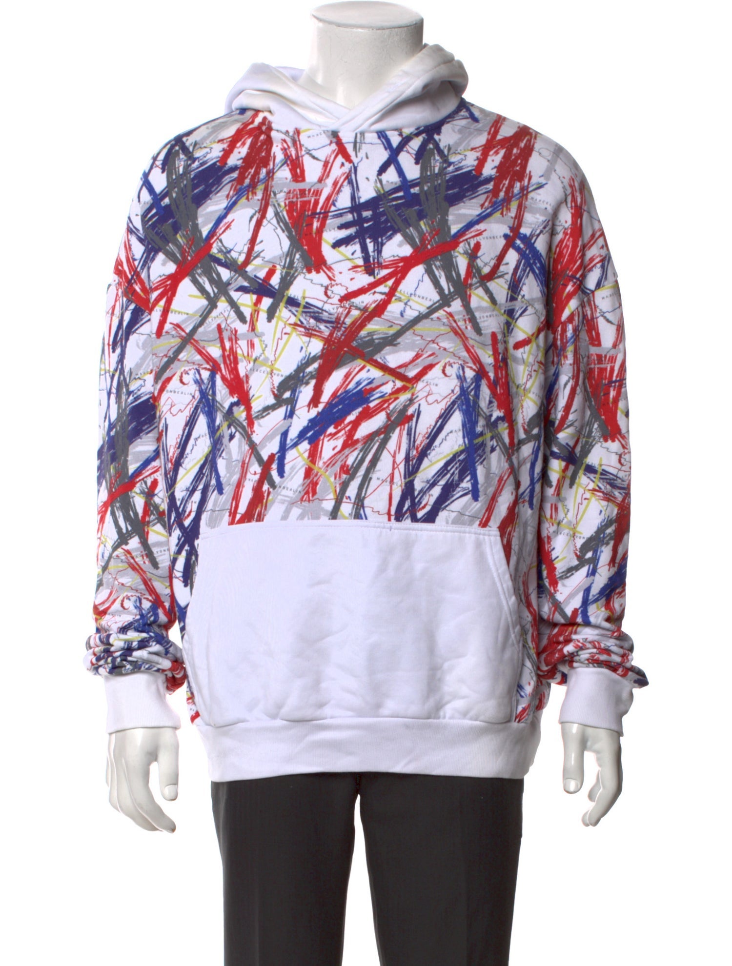 Marcell Von Berlin Printed Crew Neck Hoodie