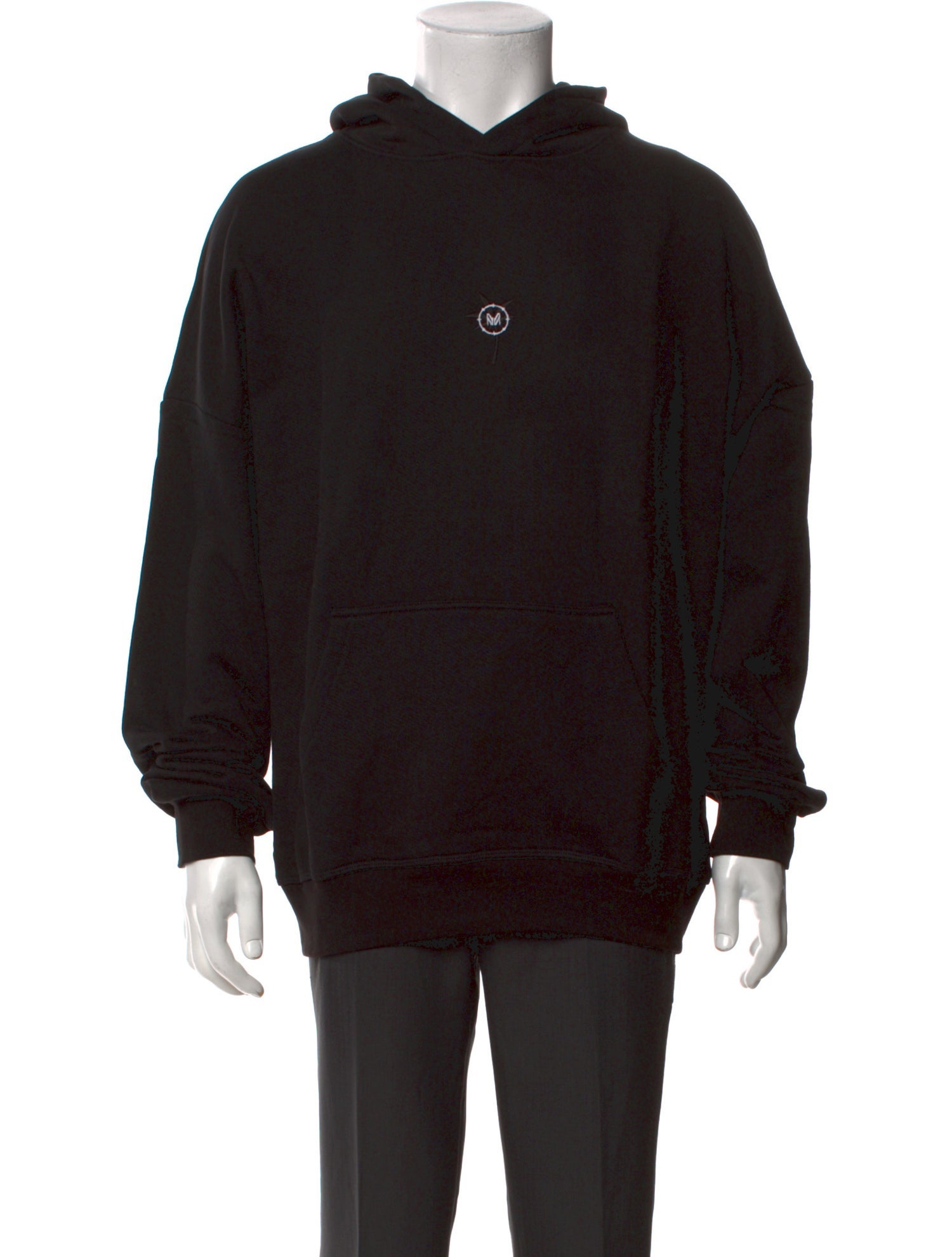 Marcell Von Berlin V-Neck Long Sleeve Hoodie