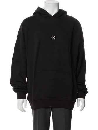 Marcell Von Berlin Graphic Print V-Neck Hoodie