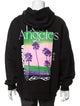 Marcell Von Berlin Graphic Print V-Neck Hoodie