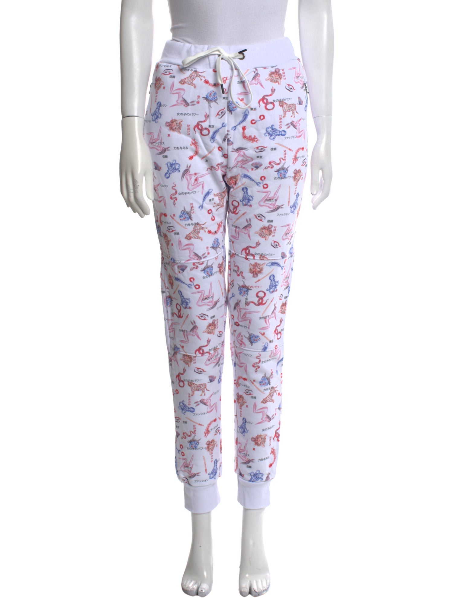 Marcell Von Berlin Printed Skinny Leg Pants