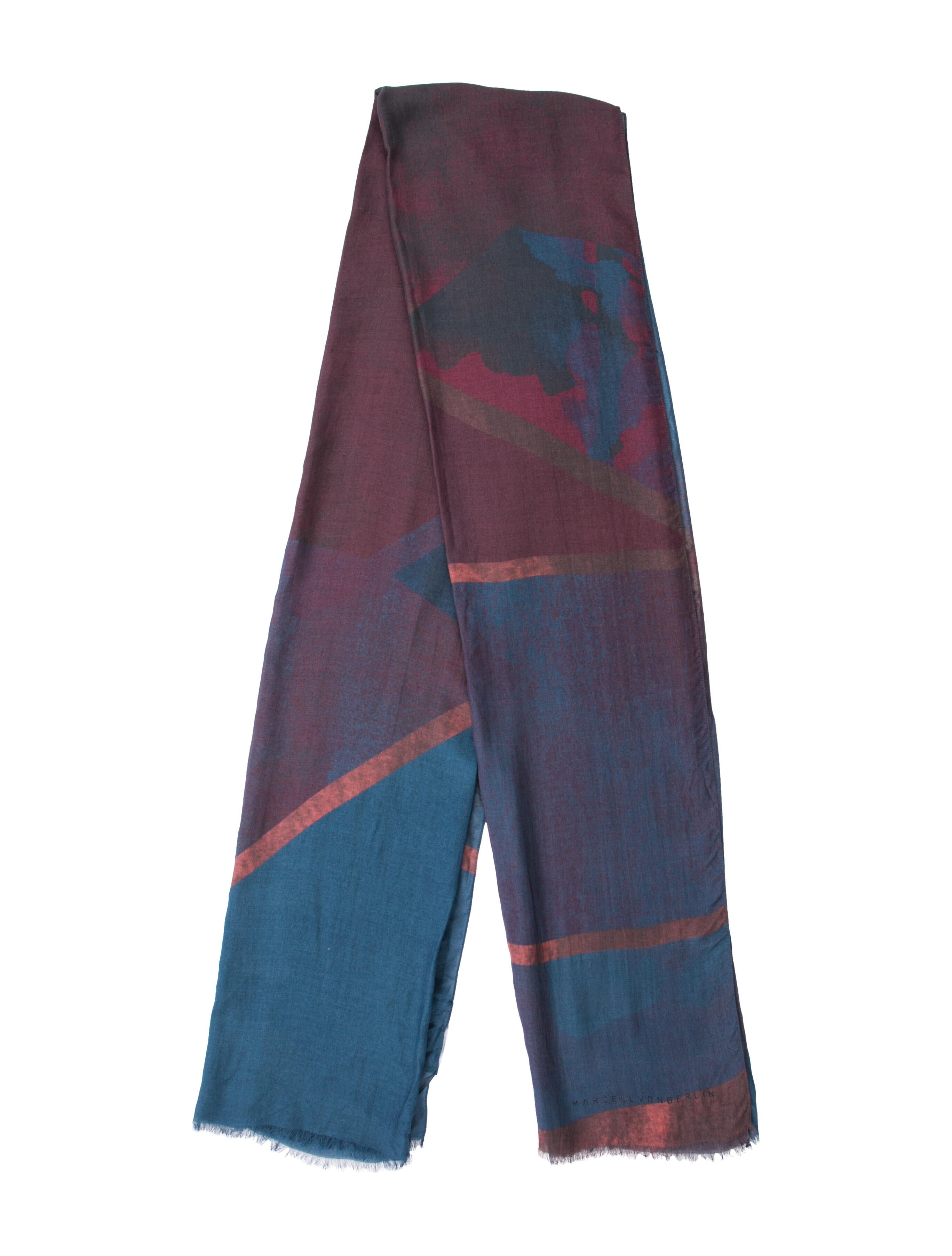 Marcell Von Berlin Printed Scarf w/ Tags