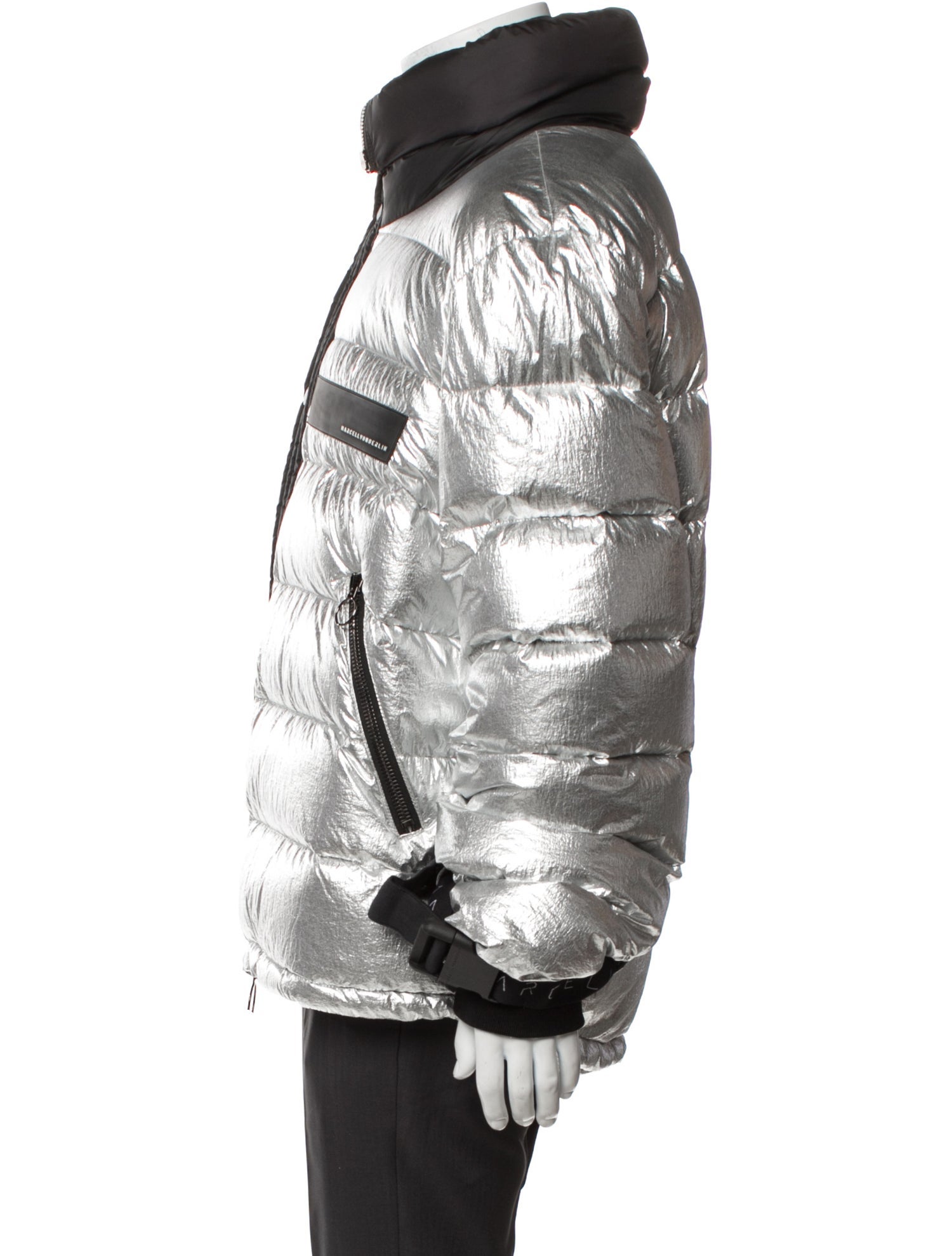 Marcell Von Berlin Striped Puffer Coat w/ Tags