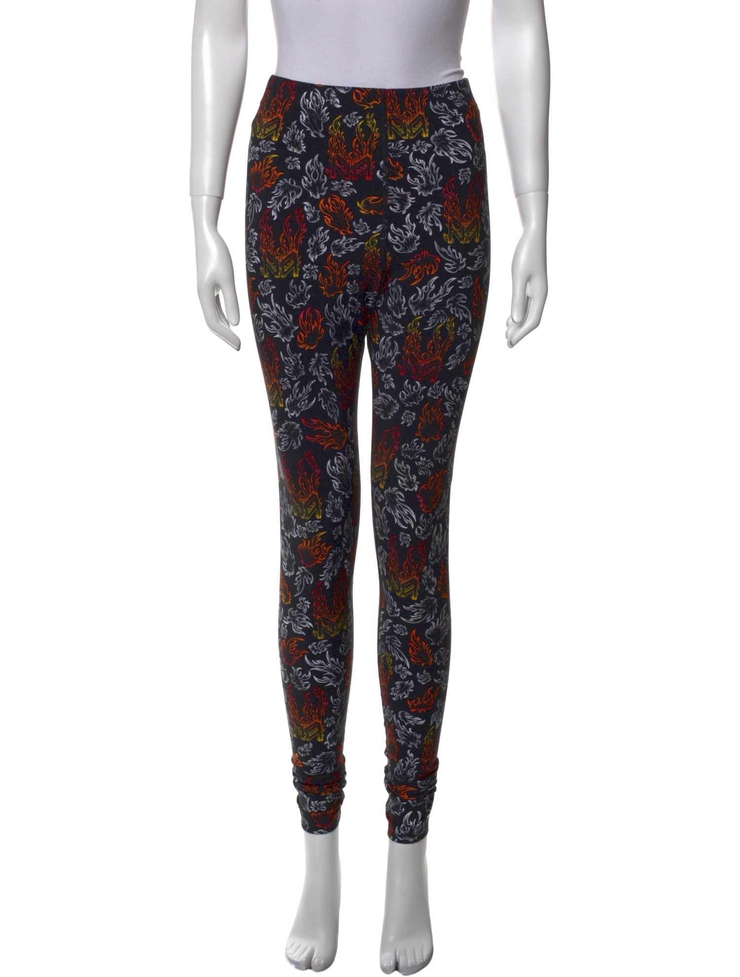 Marcell Von Berlin Printed Skinny Leg Pants