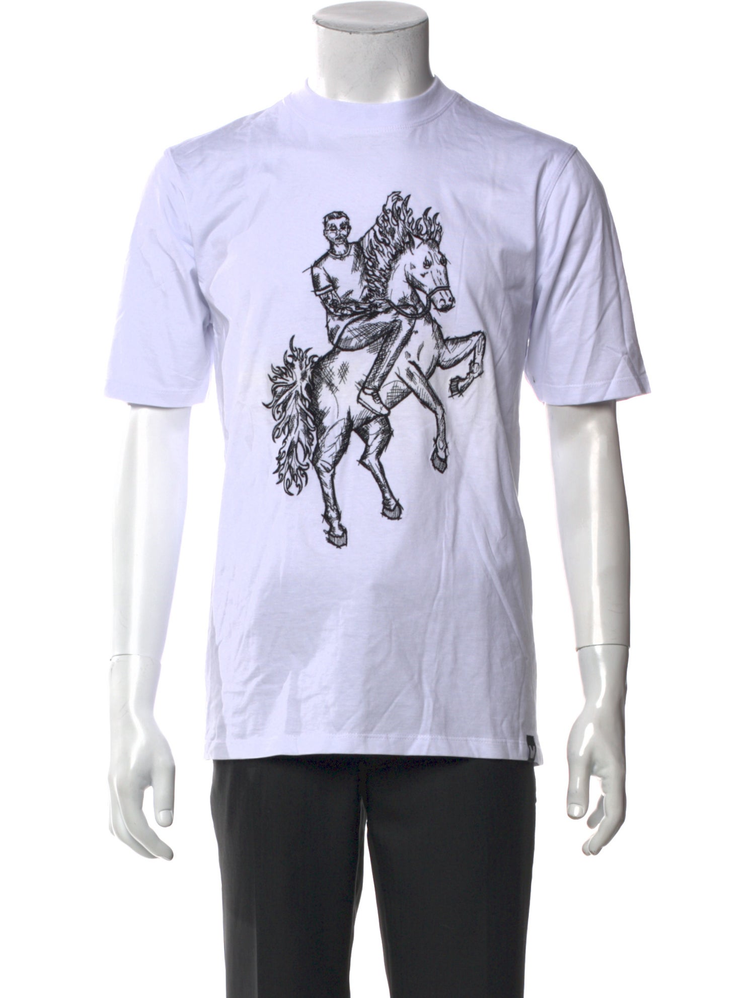 Marcell Von Berlin Graphic Print Crew Neck T-Shirt