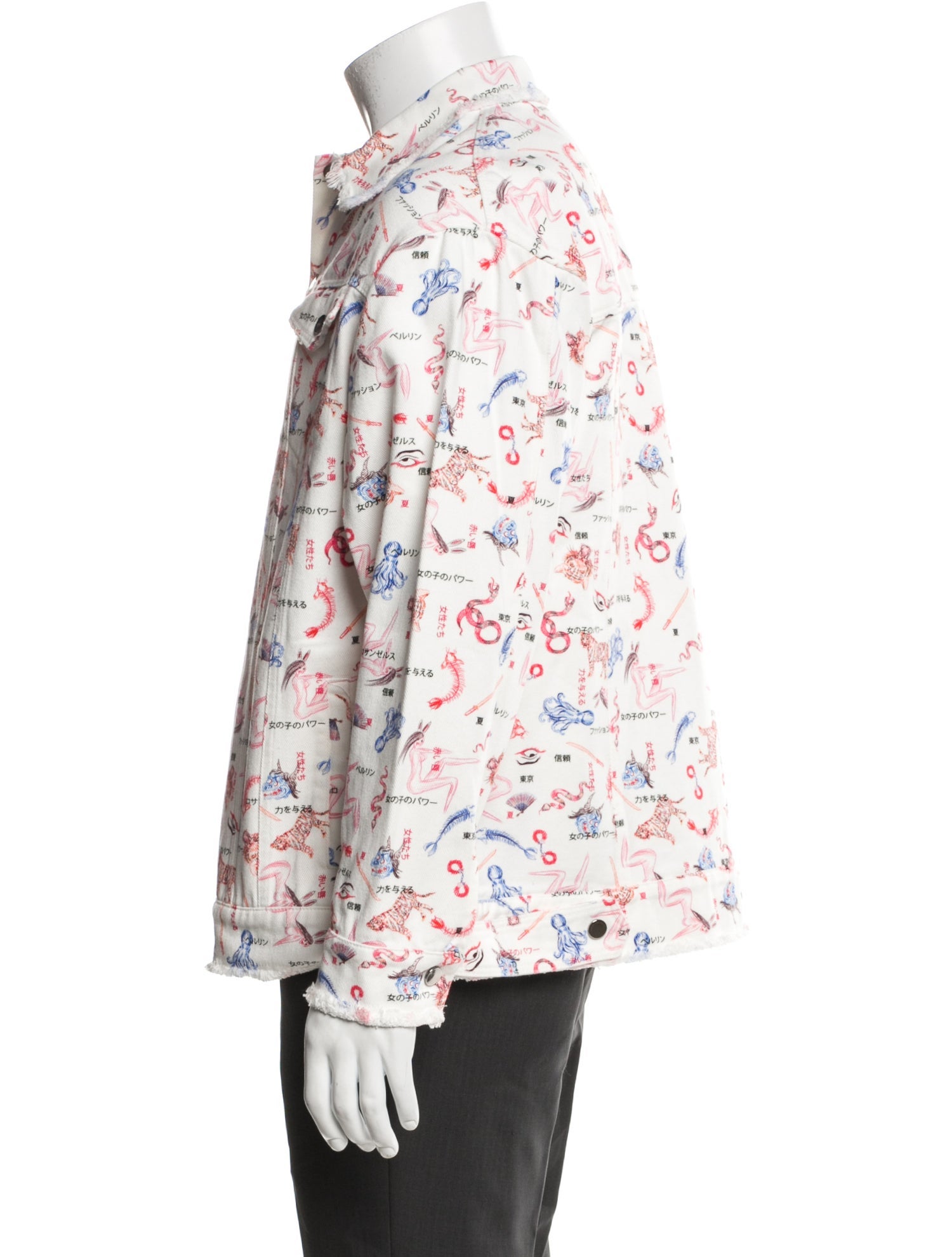 Marcell Von Berlin Printed Trucker Jacket w/ Tags