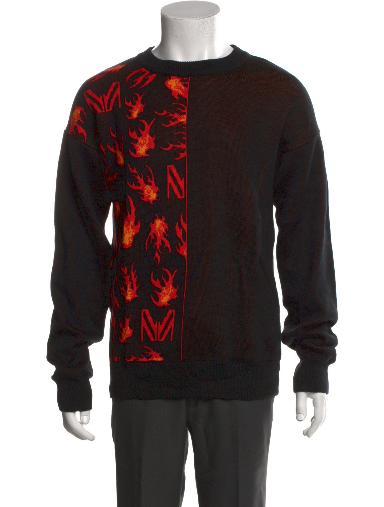 Marcell Von Berlin Printed Crew Neck Pullover