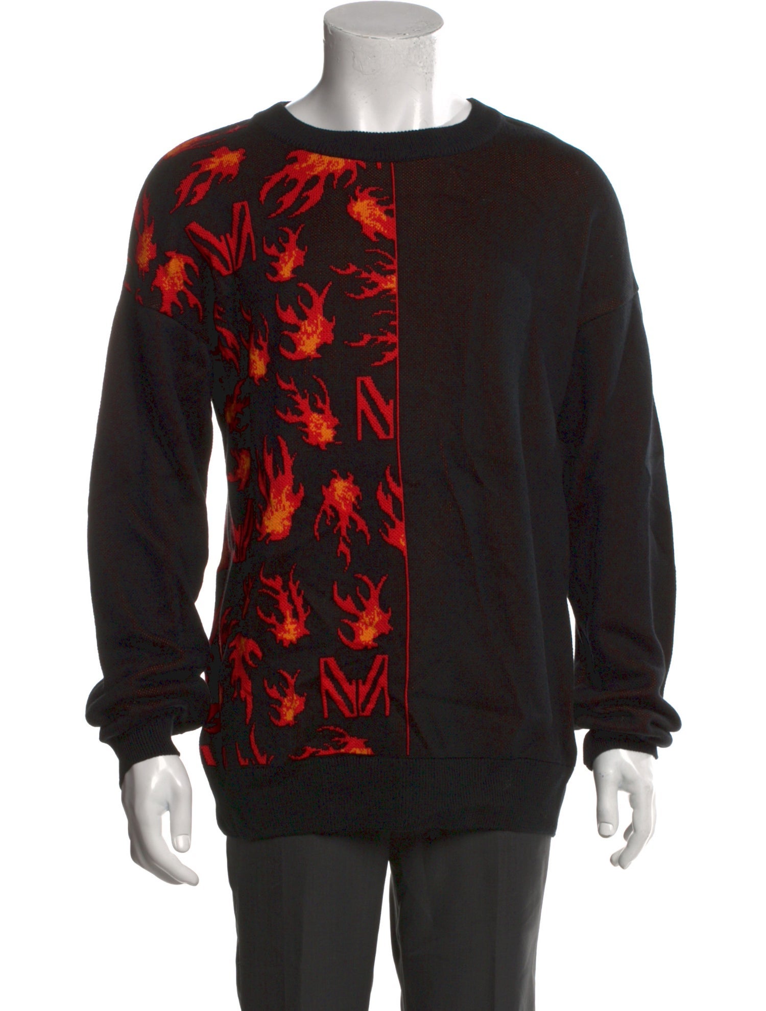 Marcell Von Berlin Printed Crew Neck Pullover