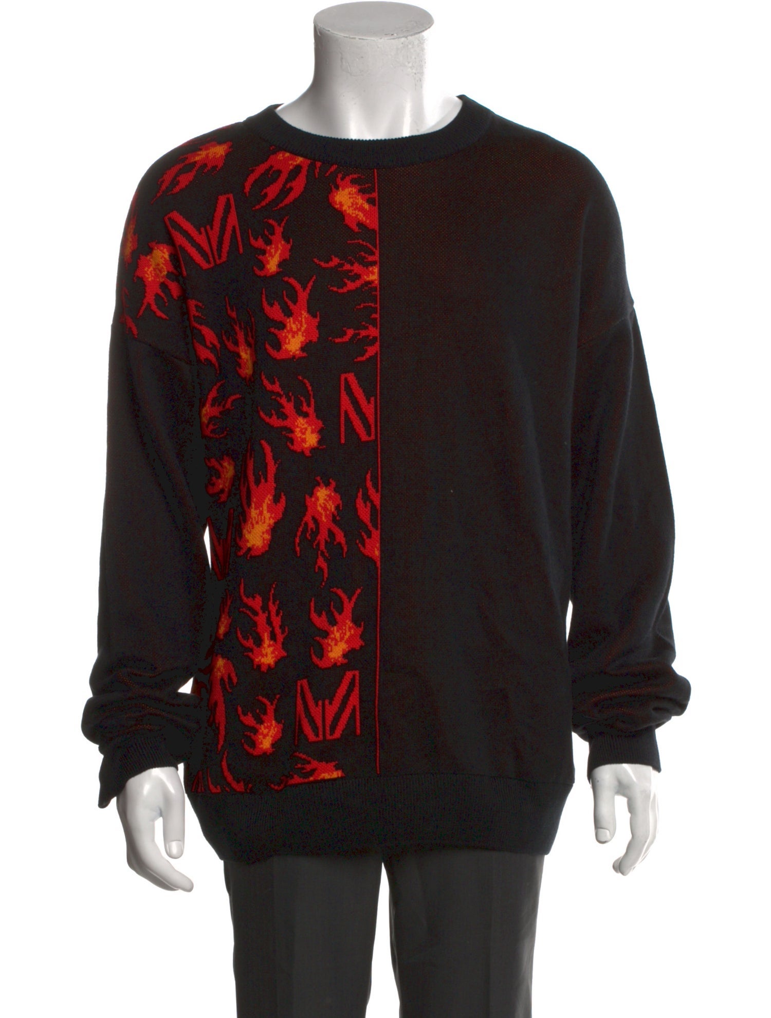 Marcell Von Berlin Printed Crew Neck Pullover