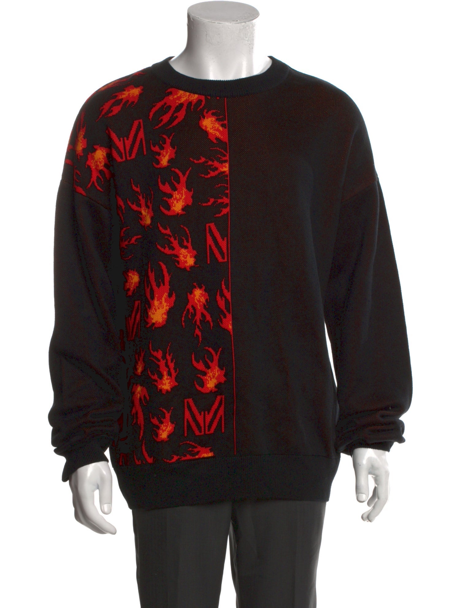 Marcell Von Berlin Printed Crew Neck Pullover