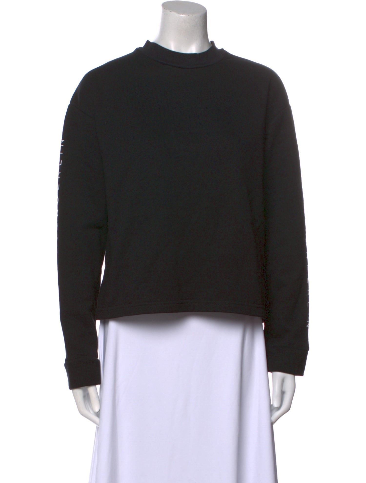 Marcell Von Berlin Mock Neck Long Sleeve Sweatshirt
