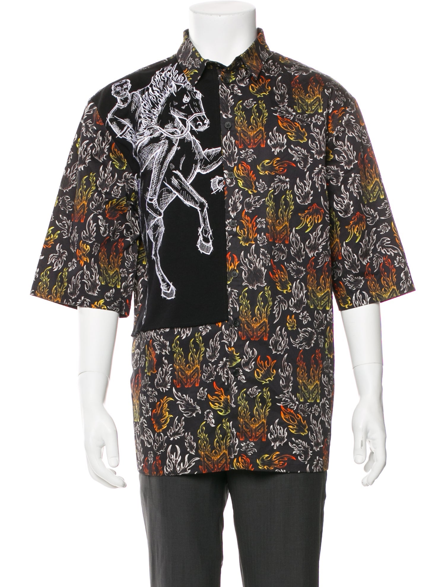 Marcell Von Berlin Printed Short Sleeve Shirt w/ Tags