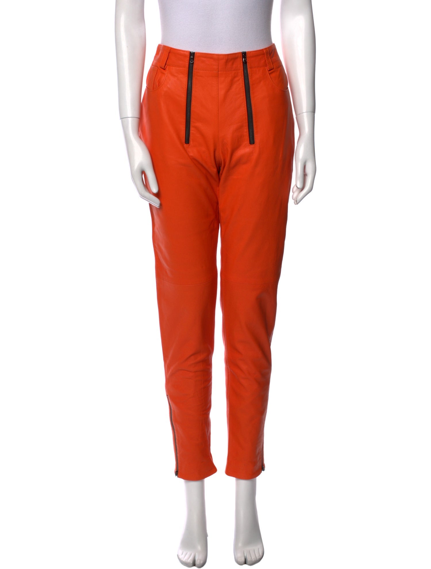 Marcell Von Berlin Leather Skinny Leg Pants